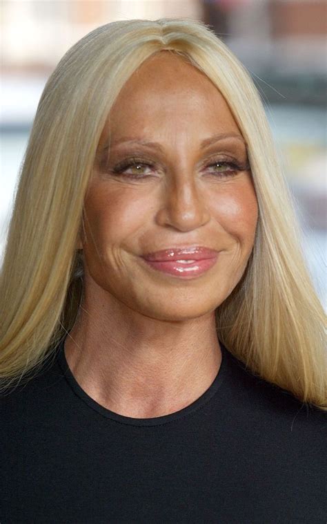 donatella versace natural hair color|donatella versace blonde.